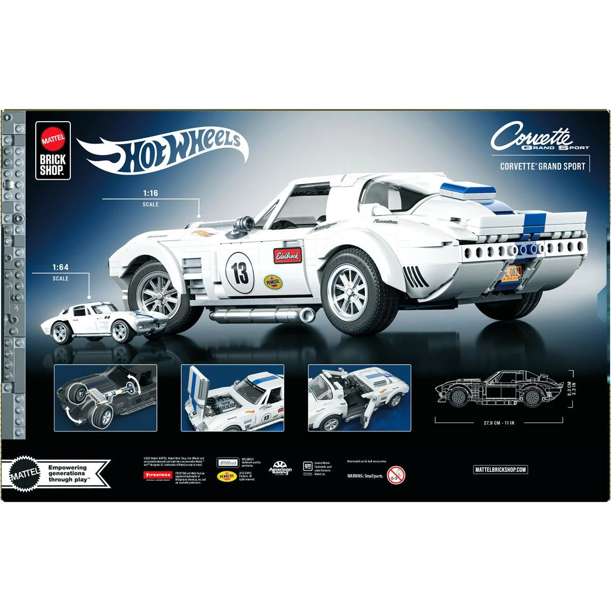 Mattel Brick Shop x Hot Wheels Corvette Grand Sport - PRE-ORDER DECEMBER 2025