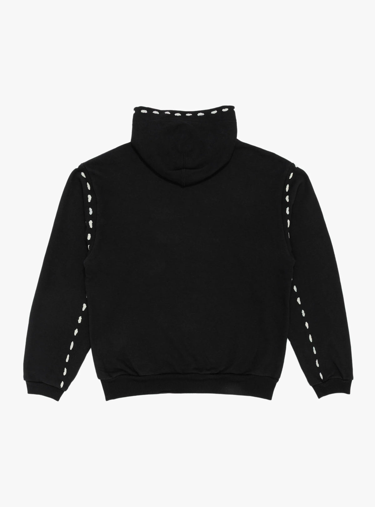 Kapital: Swt Knit Marionette Hoodie - Black - EK-1677LC  - Made in Japan