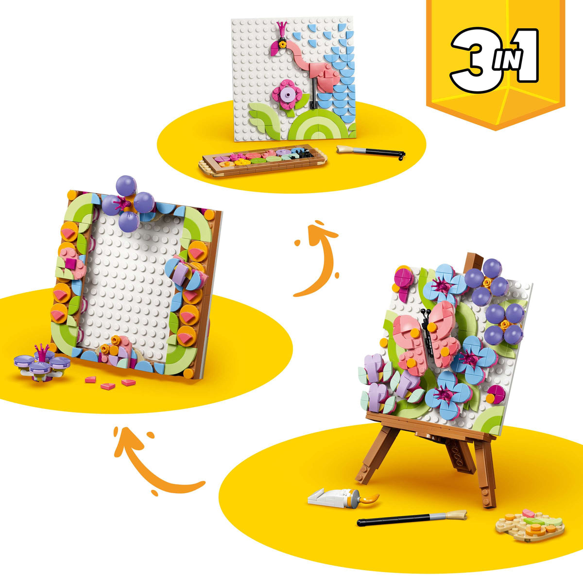 LEGO Creator 3-in-1 Floral Art Decor Painting - 31390 (PRE-ORDER AUG 1, 2026)