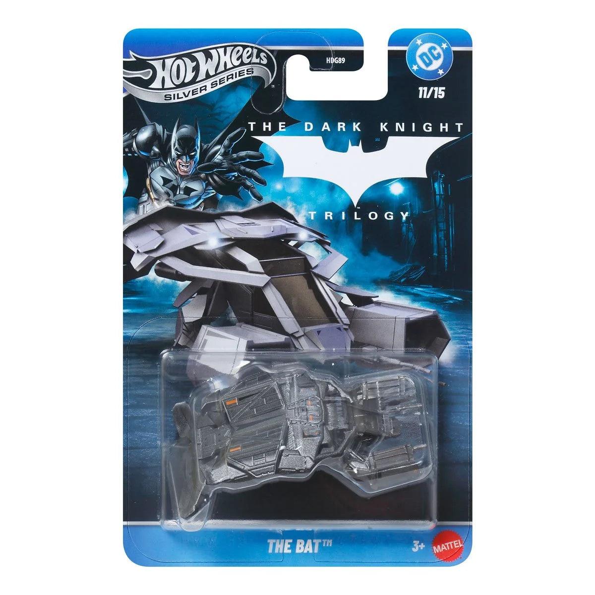 Hot Wheels Silver Series - Batman Themed 2026 Mix 3 - Complete set of 5 Cars (956U) (PRE-ORDER OCT 2026)
