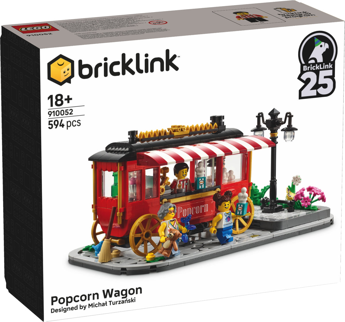 LEGO Bricklink - Popcorn Wagon Designed by Michal Turzanski - #910052 (Retired)