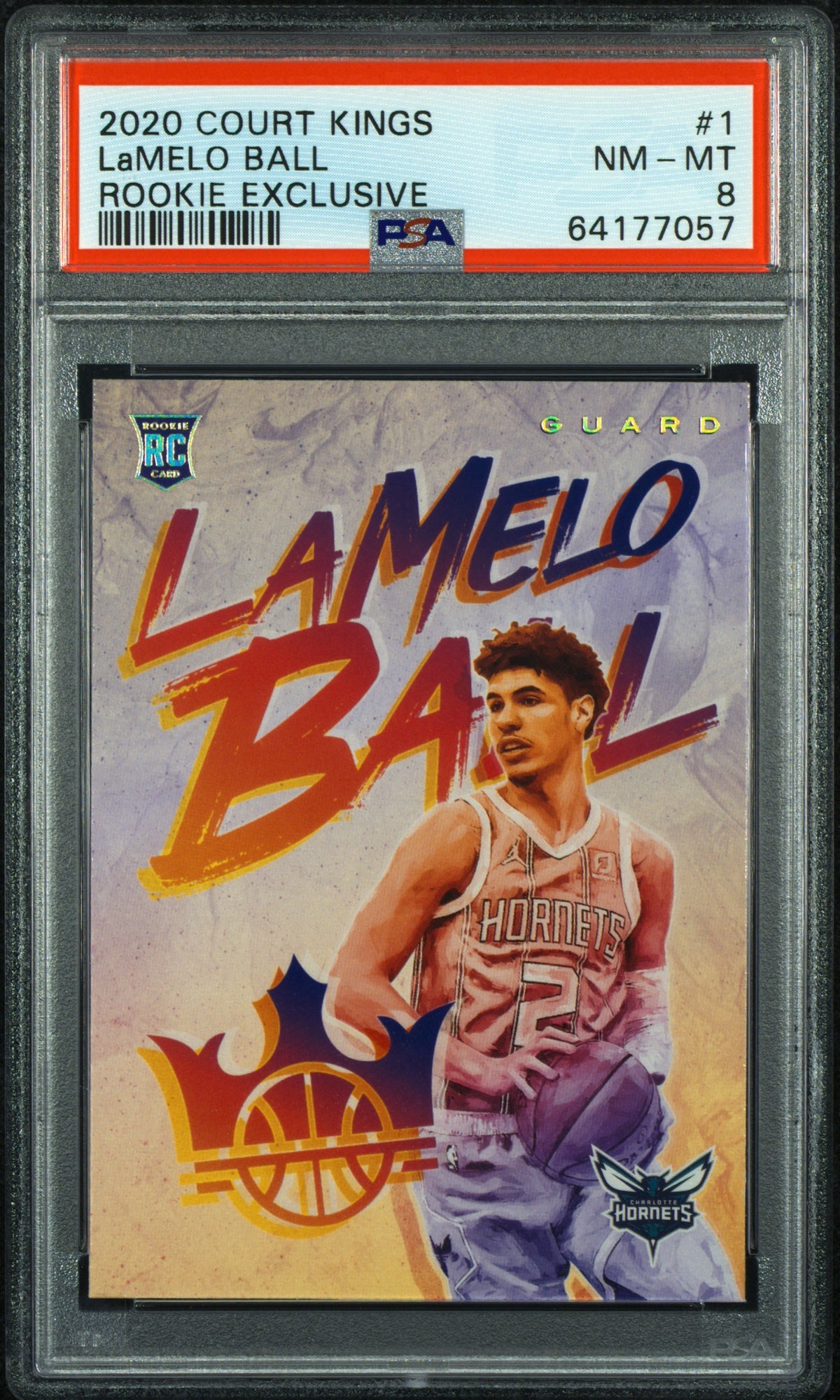 LaMelo Ball PSA 8 Front - Cert #64177057