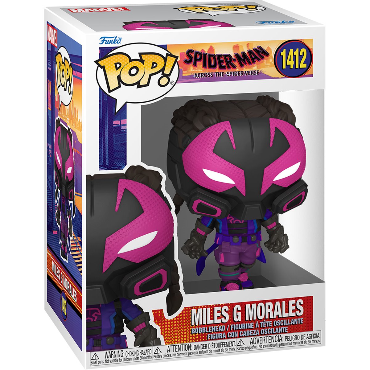 Funko Spider-Man - Miles G Morales - Spider-Man: Across The Spider-Verse  - #1412