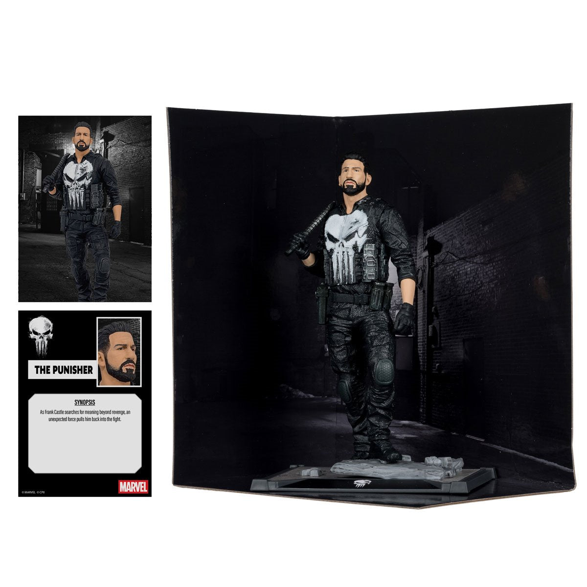 McFarlane - The Punisher - 1:10 Scale Posted Figure with Scene