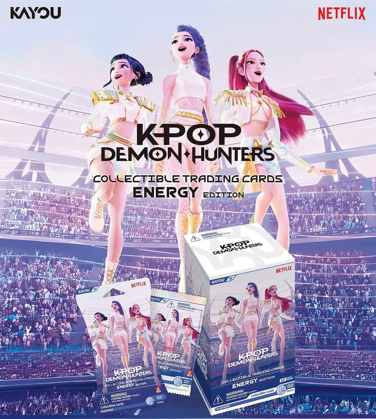 K-Pop Demon Hunters World Tour Collectible Cards - Series 2 - Energy Edition Display Box (PRE-ORDER NOV 2026)