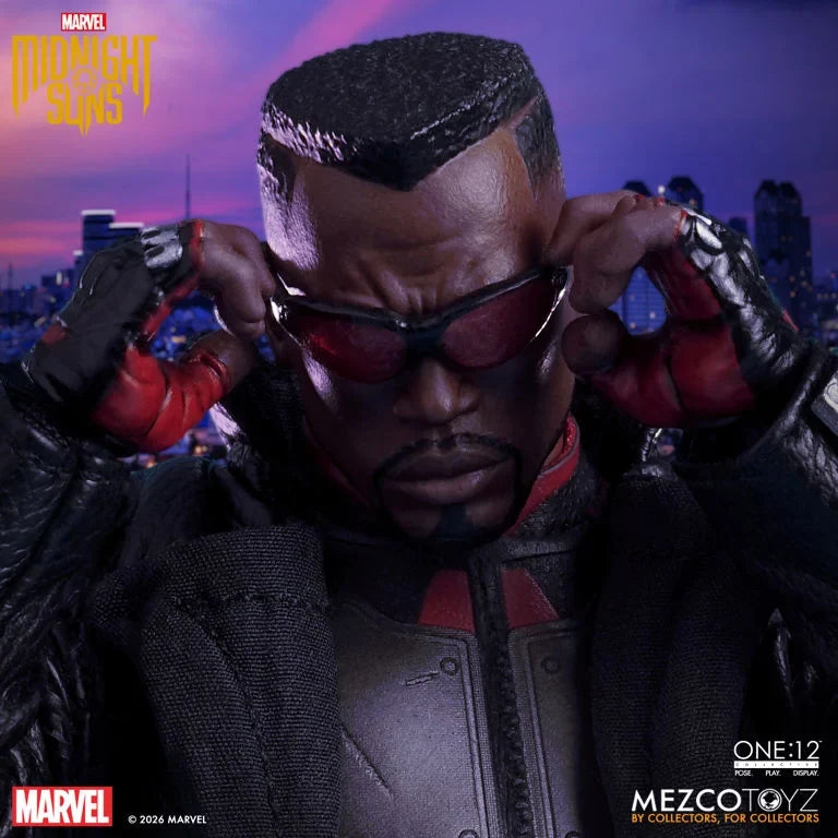 Mezco One:12 Collective Blade Midnight Sons Action Figure (PRE-ORDER JUNE 2027)
