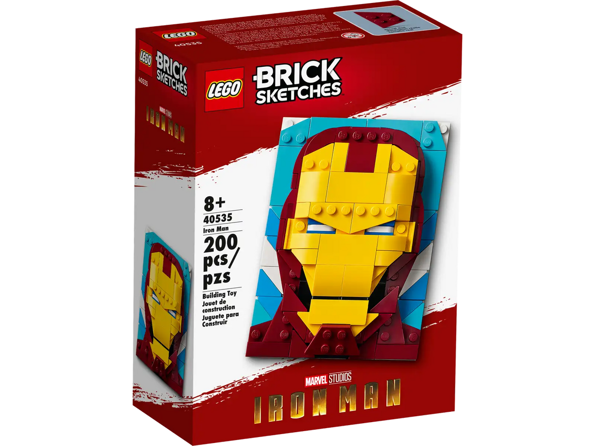 LEGO Brick Sketches - Iron Man #40535 (RETIRED)