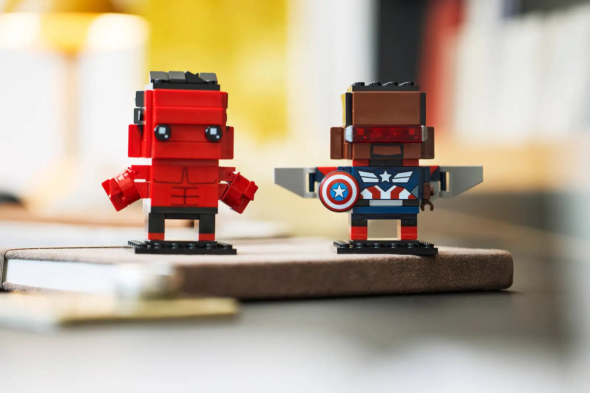 LEGO BrickHeadz - Captain America & Red Hulk Figures - #40668
