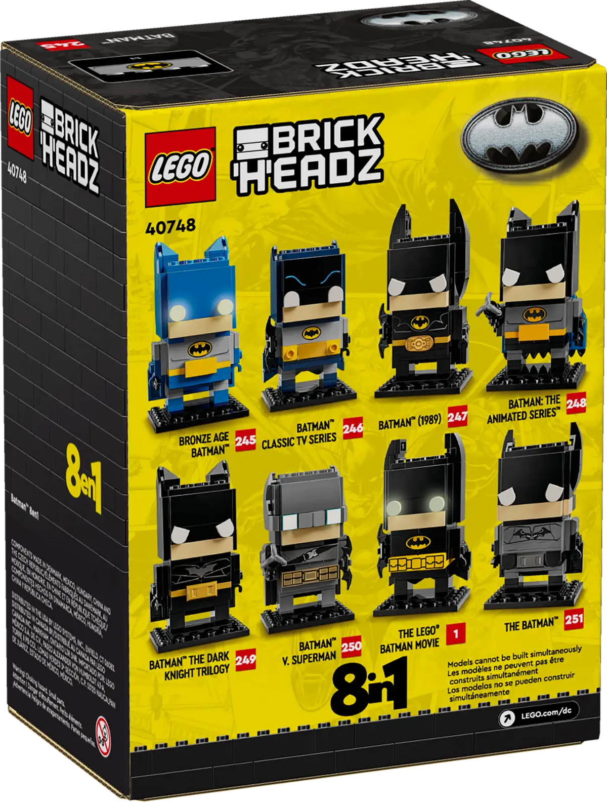 LEGO BrickHeadz - Batman 8-in-1 - #40748