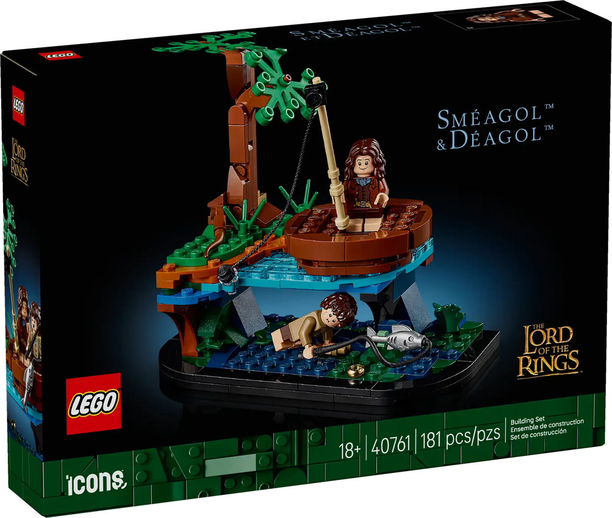 LEGO Icons – The Lord of the Rings: The Shire - #10354 + Sméagol™ & Déagol GWP #40761 (RETIRED)