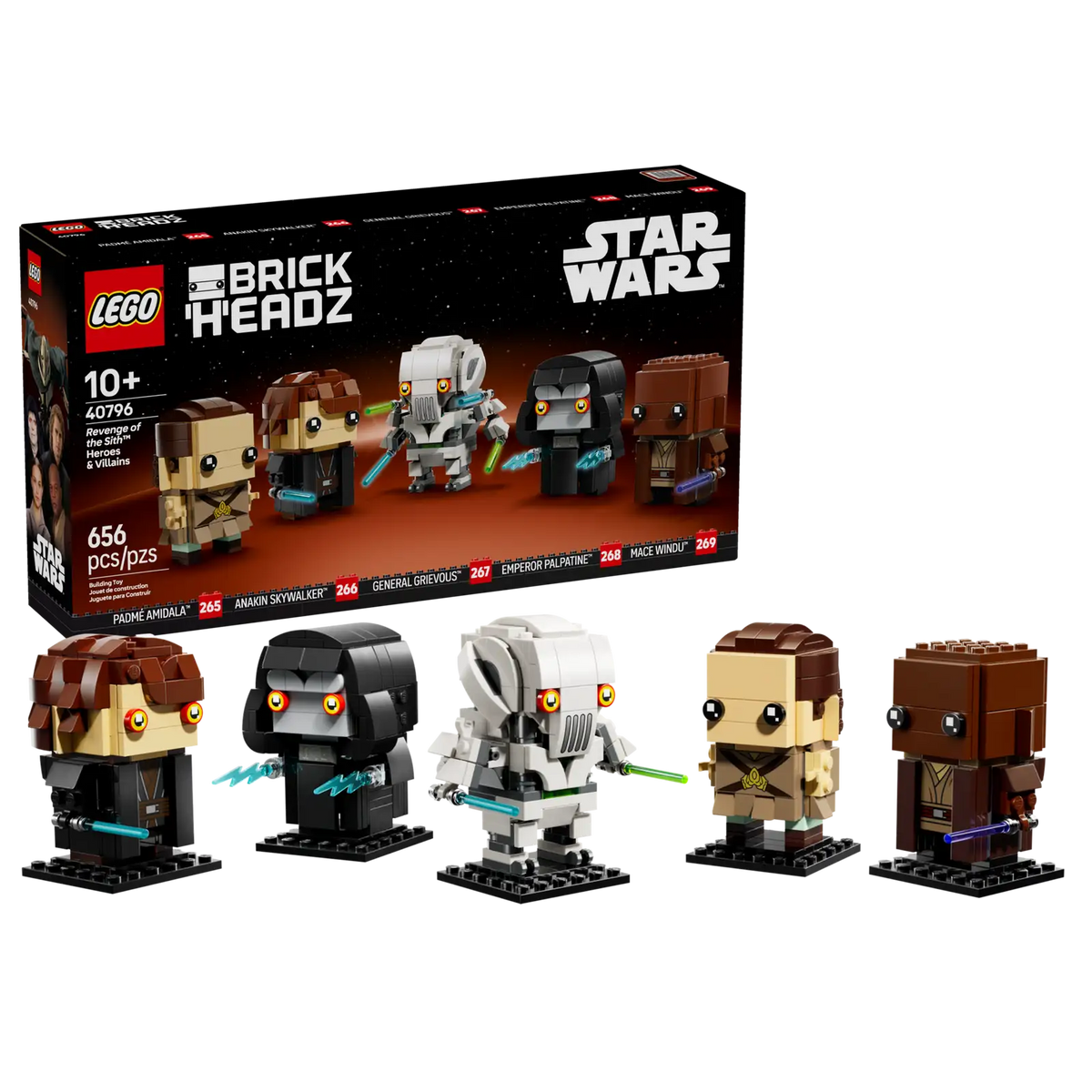 LEGO BrickHeadz - Revenge of the Sith Heroes & Villains - Star Wars #40796 (RETIRED)