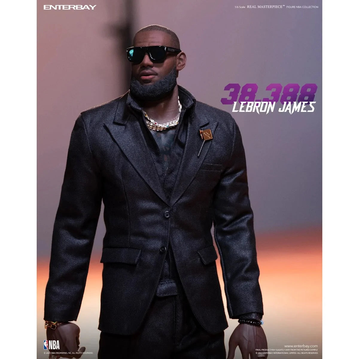 Real Masterpiece - LeBron James Scoring Record - 1:6 Action Figure - NBA Los Angeles Lakers  - Enterbay