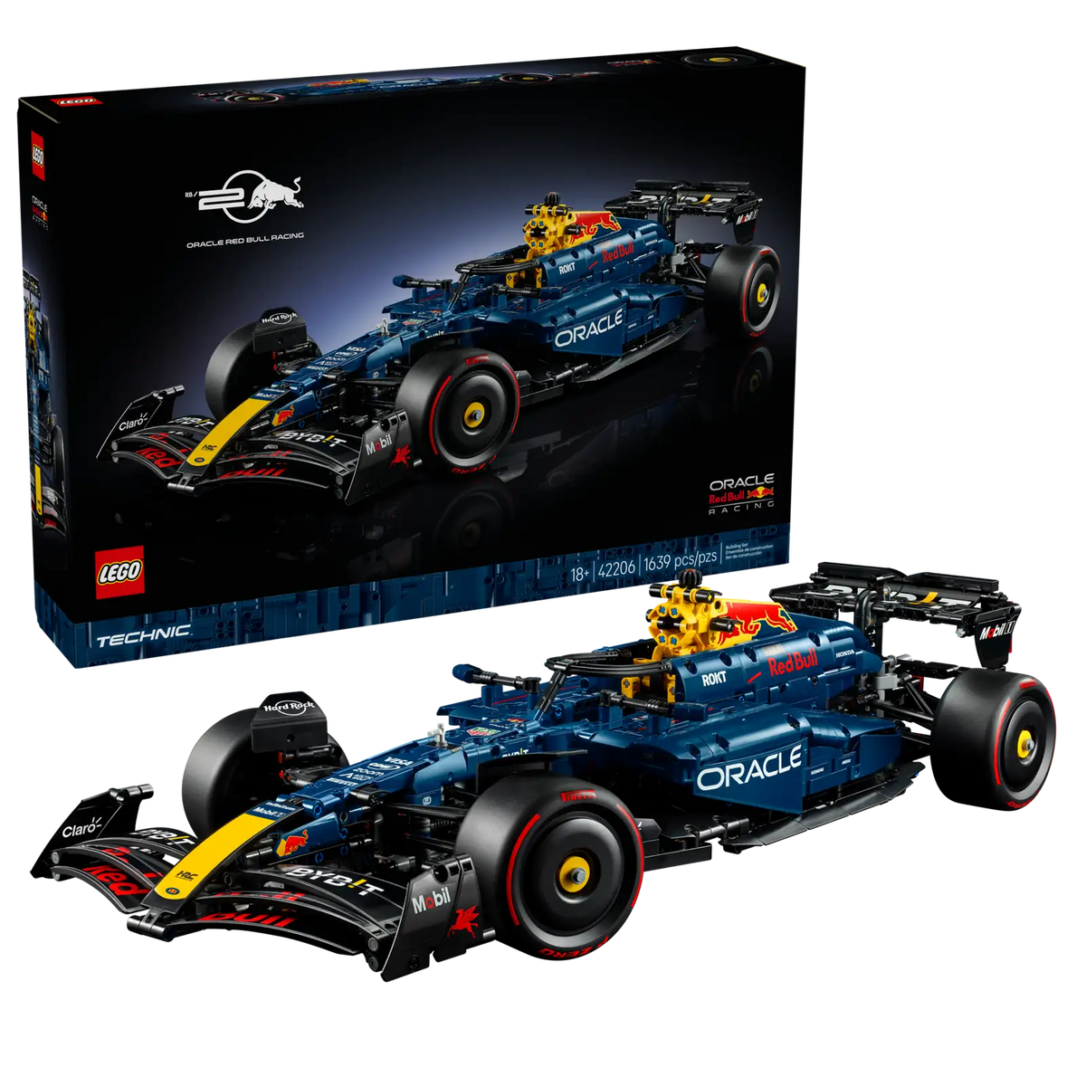 LEGO 42206 Oracle Red Bull Racing RB20 F1 Car & 42207 Ferrari SF-24 F1 Car