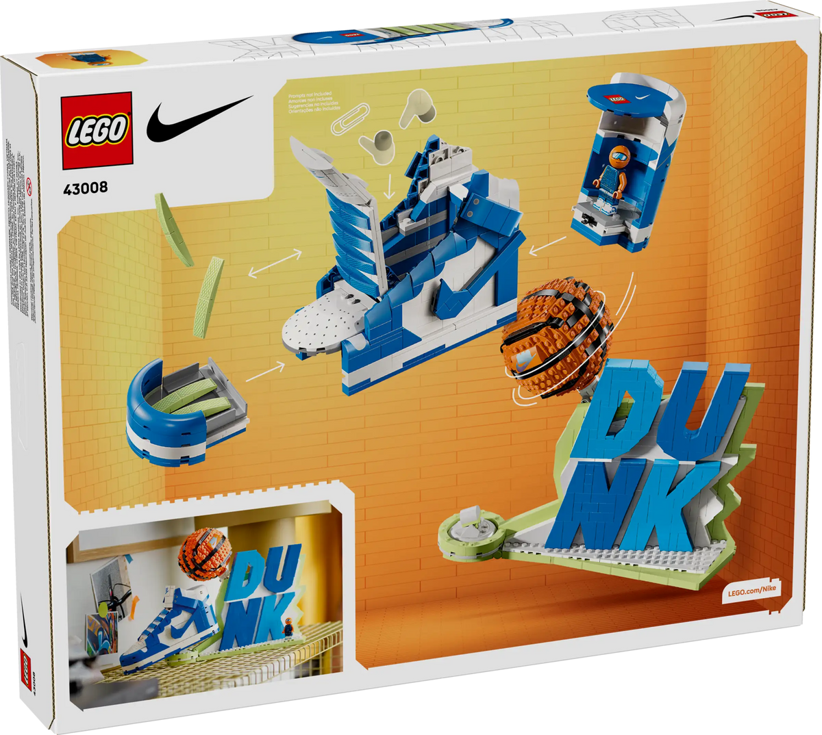 LEGO Nike - Nike Dunk Set - #43008 - MRMW43-008