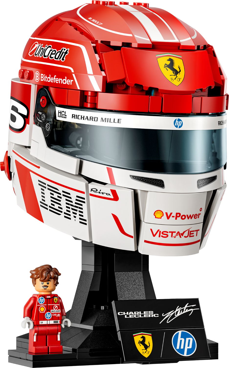 LEGO F1 - Scuderia Ferrari HP Charles Leclerc Helmet - #43014 - (PRE-ORDER MAY 2026)