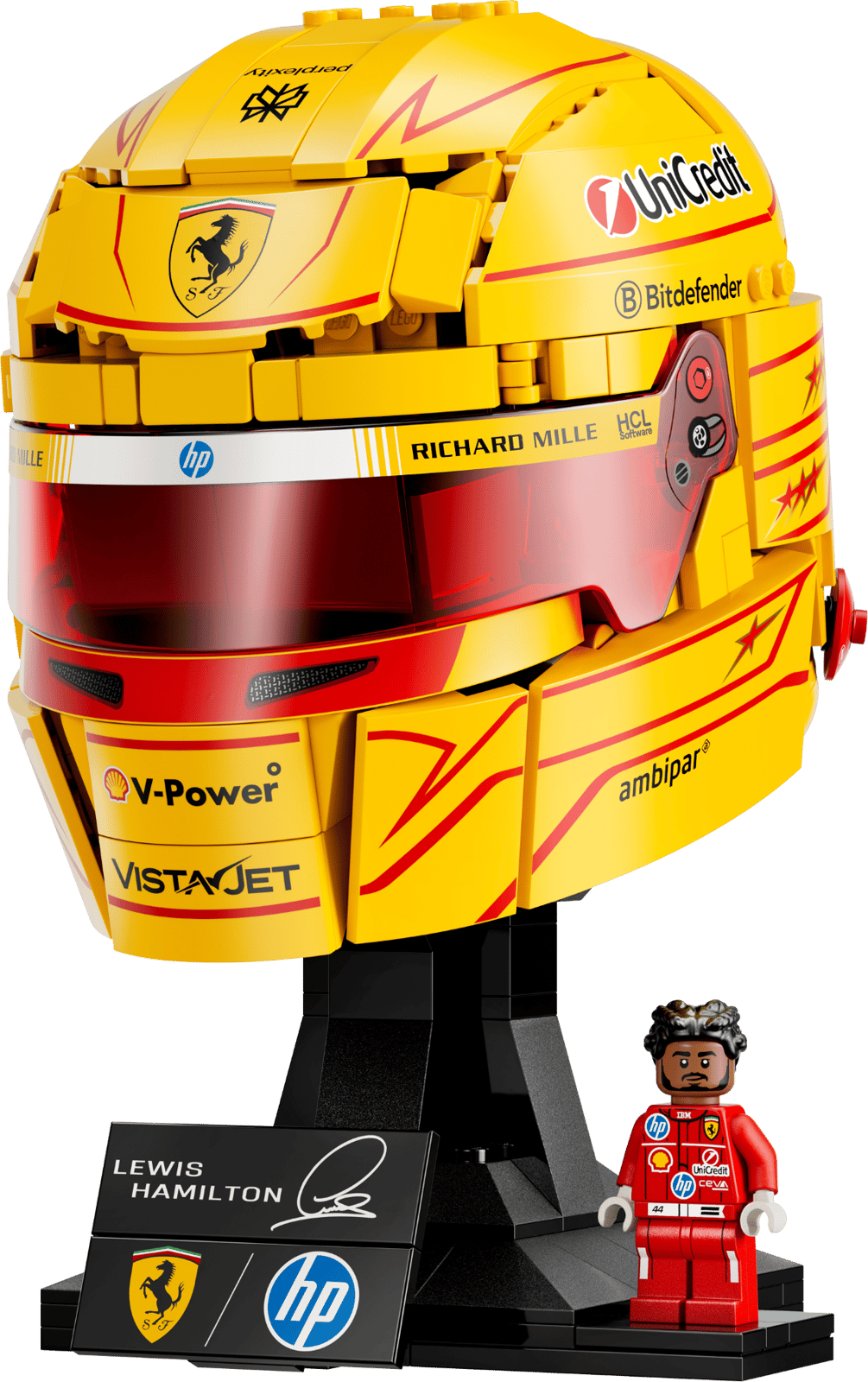 LEGO F1 - Scuderia Ferrari HP Lewis Hamilton Helmet - #43022 - (PRE-ORDER MAY 2026)