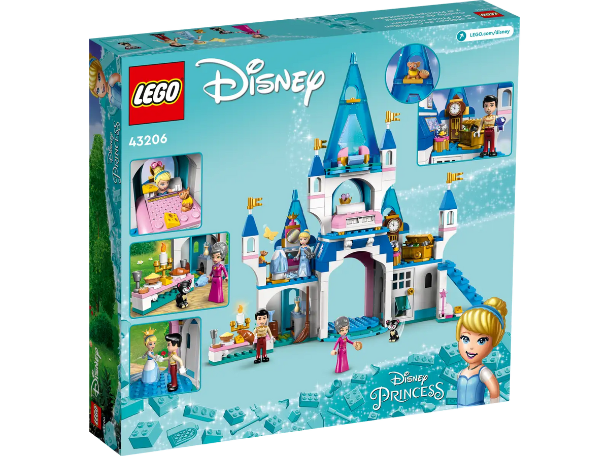 LEGO Disney - Cinderella and Prince Charming's Castle - #43206 (RETIRED)