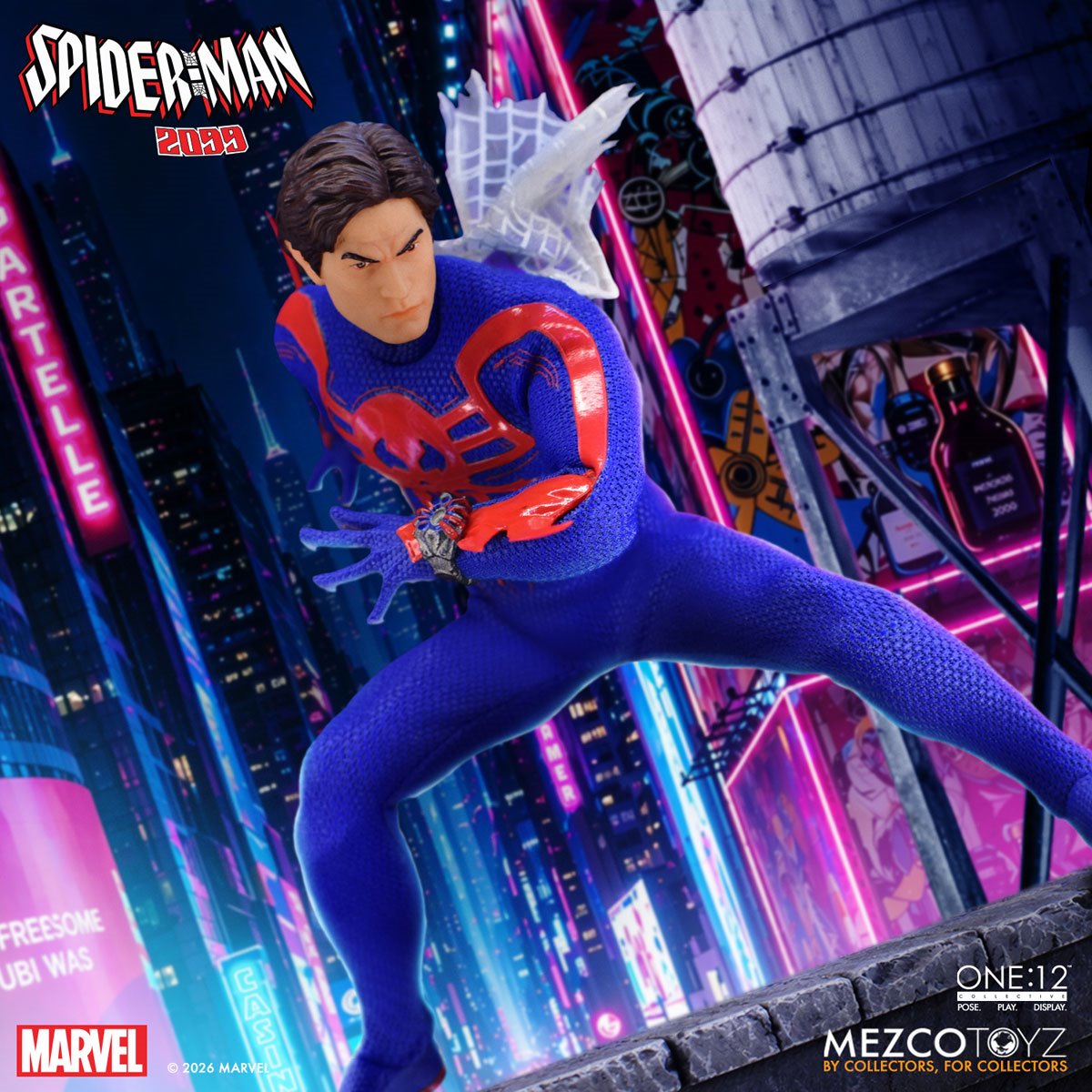 Mezco One:12 Collective Spider-Man 2099 Action Figure (PRE-ORDER JANUARY 2027)