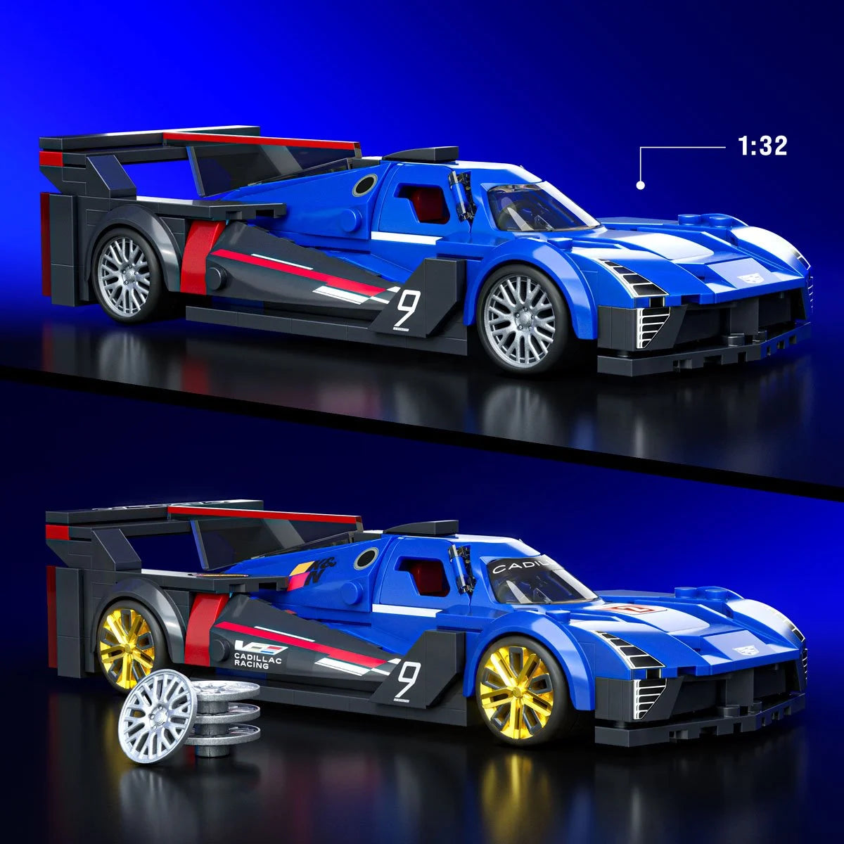 Mattel Brick Shop x Hot Wheels Cadillac Project GTP Hypercar - READY TO SHIP