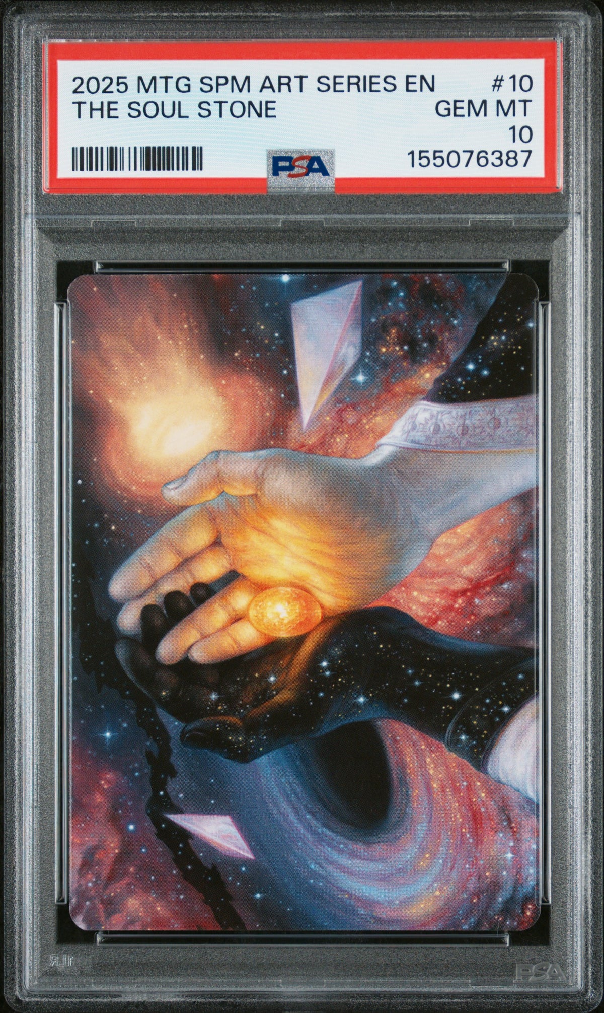 Magic The Gathering Marvel's Spider-Man - Art Series The Soul Stone #10 PSA 10
