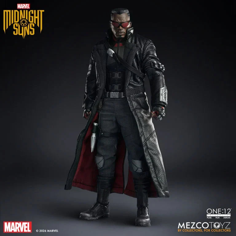 Mezco One:12 Collective Blade Midnight Sons Action Figure (PRE-ORDER JUNE 2027)