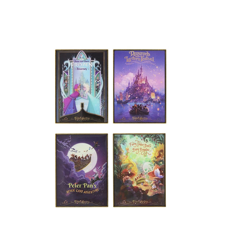 Tokyo Disneyland Resort - 2025 Fantasy Springs 4 Pin Set