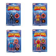 Secret Wars Marvel Legends 4 Pack - Spider-Man, Wolverine, Captain America, Iron Man Action Figures