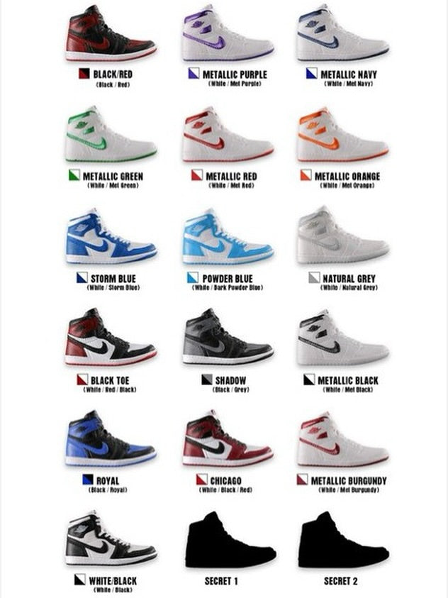 Bandai x Nike - COMPLETE SET WITH SECRETS - Air Jordan 1 High 85 Miniature Collection GASHAPON