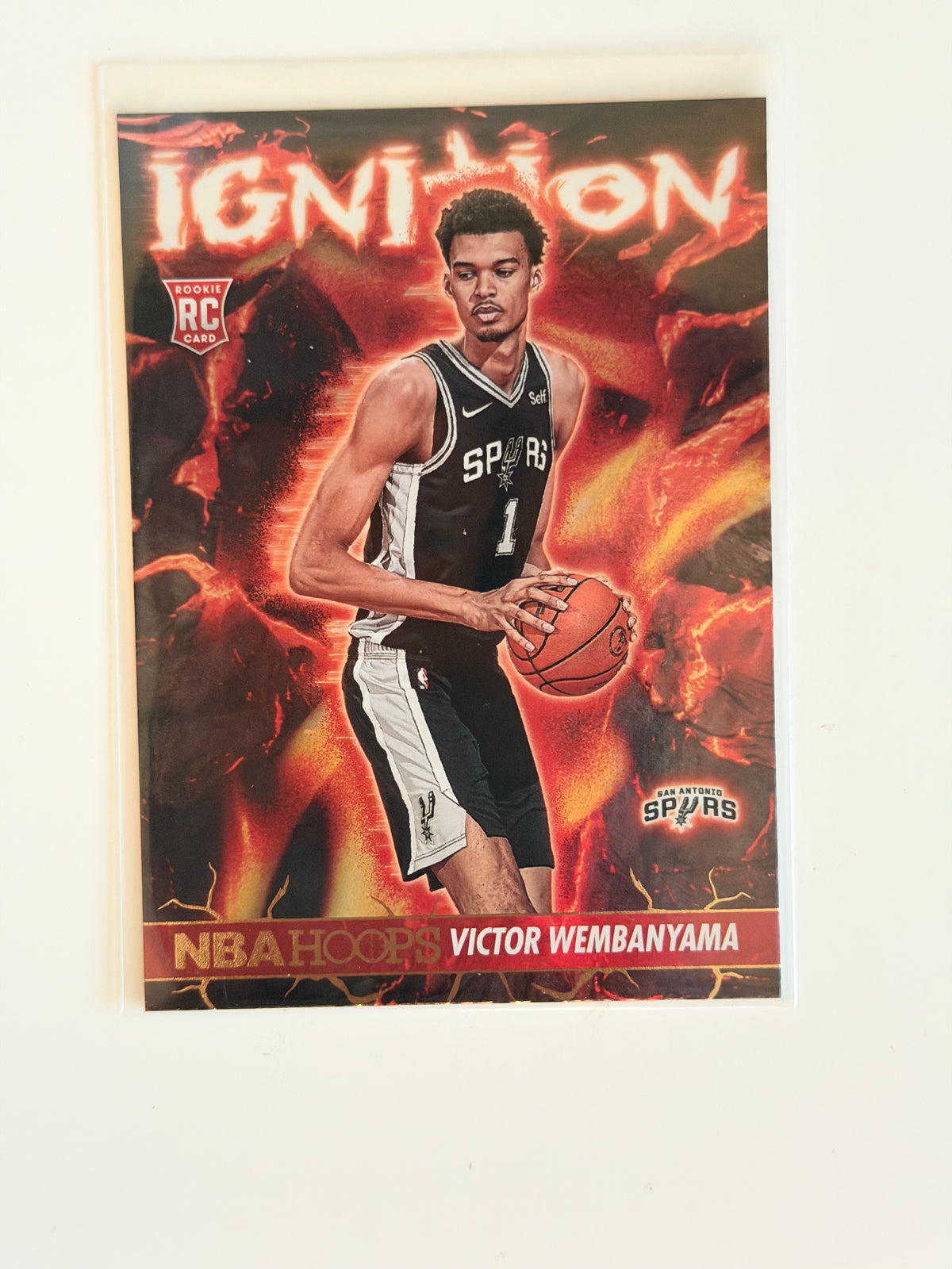2023-24 Panini NBA Hoops - Victor Wembanyama - Ignition Holo Rookie Card #20 - Raw Ungraded Card