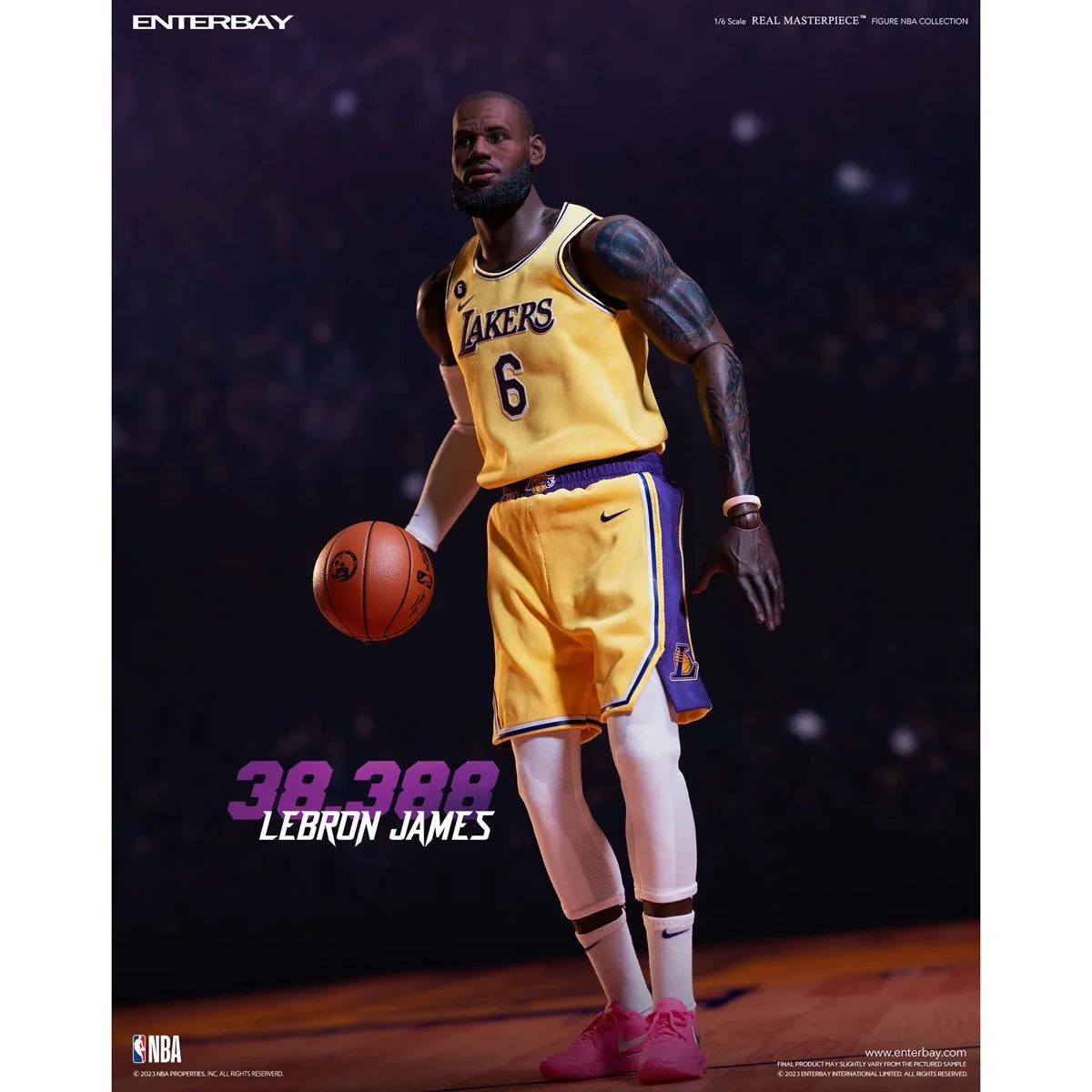 Real Masterpiece - LeBron James Scoring Record - 1:6 Action Figure - NBA Los Angeles Lakers  - Enterbay