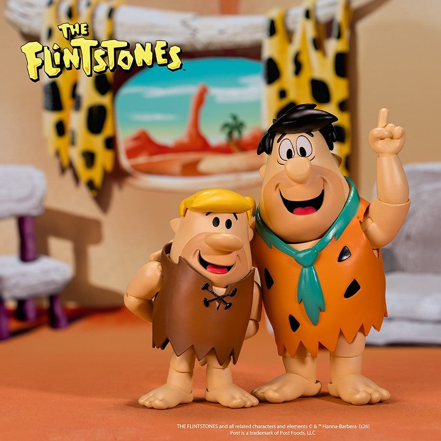 Fruity Pebbles Fred Flintstone & Cocoa Pebbles Barney Rubble Set of 2 - 1:12 Action Figure - Jada Toys (PRE-ORDER JULY 2026)