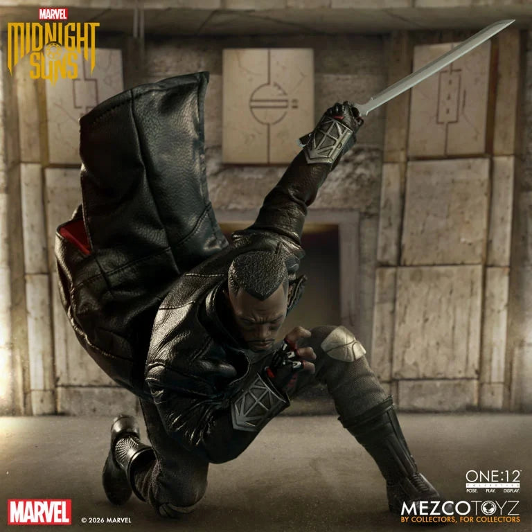 Mezco One:12 Collective Blade Midnight Sons Action Figure (PRE-ORDER JUNE 2027)