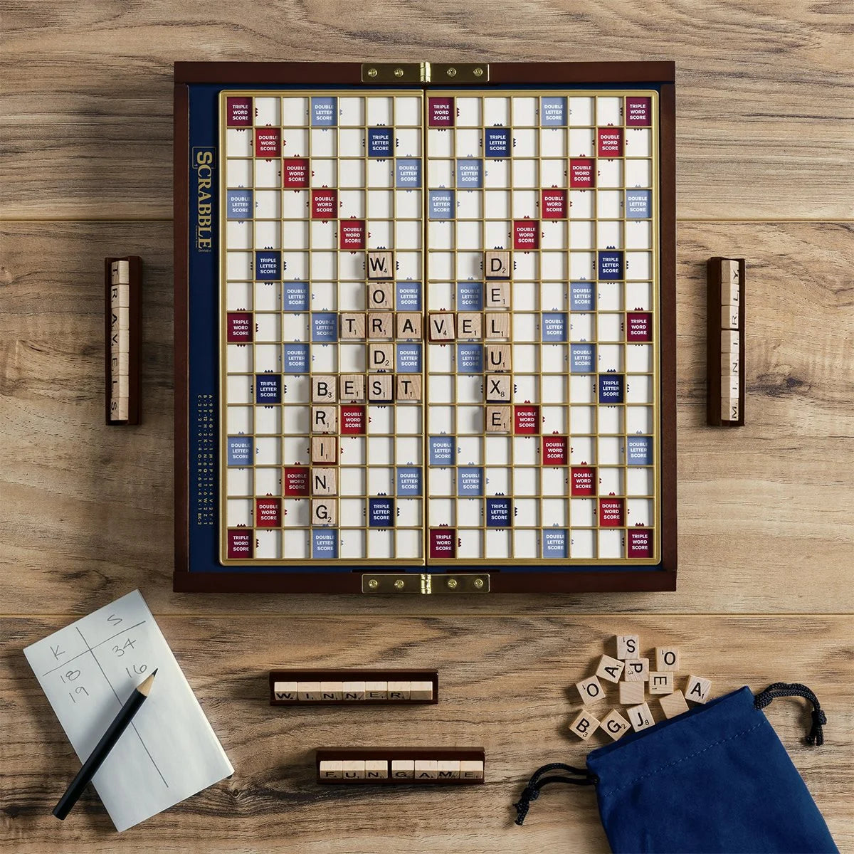 Scrabble Deluxe - Travel Edition Game