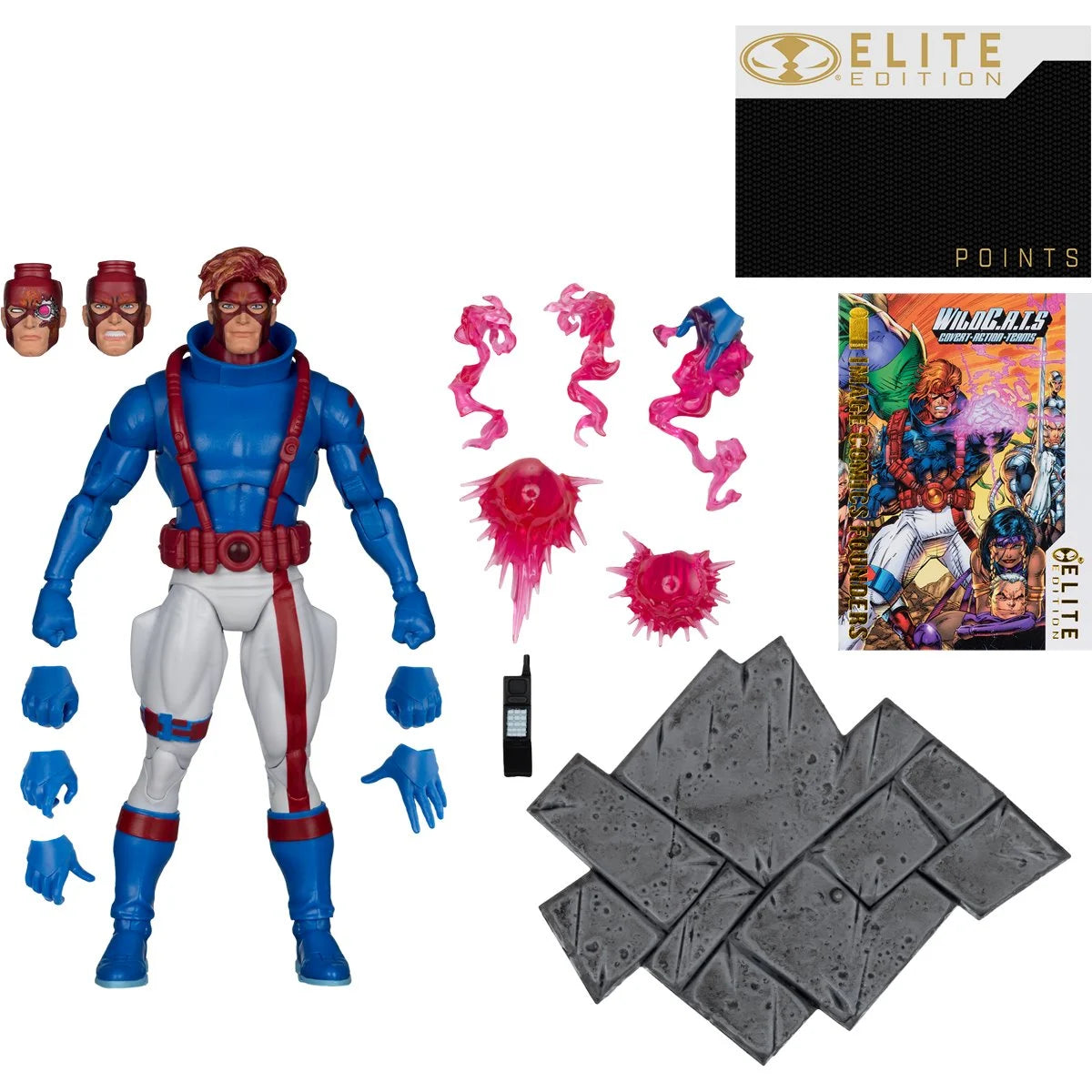 McFarlane Elite Edition - Spartan Wild C.A.T.S Image Comic Founders Series - 7" Deluxe Action Figure