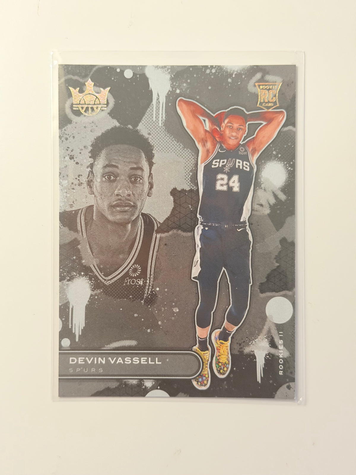 2020-21 Panini Court Kings — Rookies Ii - Devin Vassell - Rookies II Level 2 #116 - Raw Ungraded Card