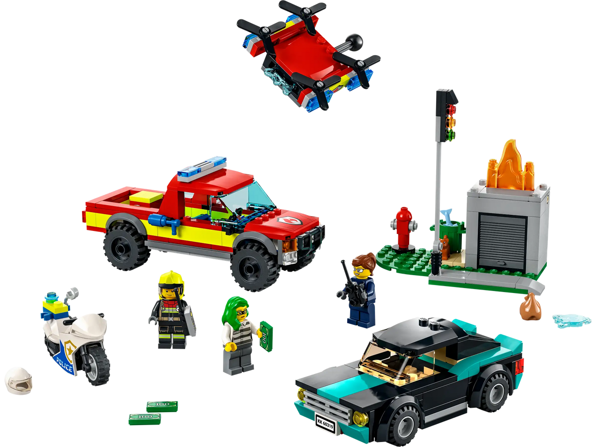 LEGO City - Fire Rescue & Police Chase - #60319 (RETIRED)