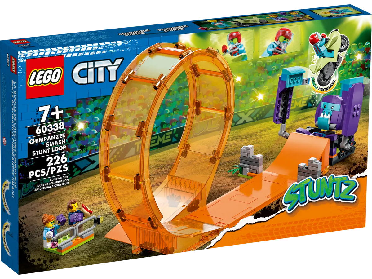 LEGO - City Smashing Chimpanzee Stunt Loop - #60338 (RETIRED)