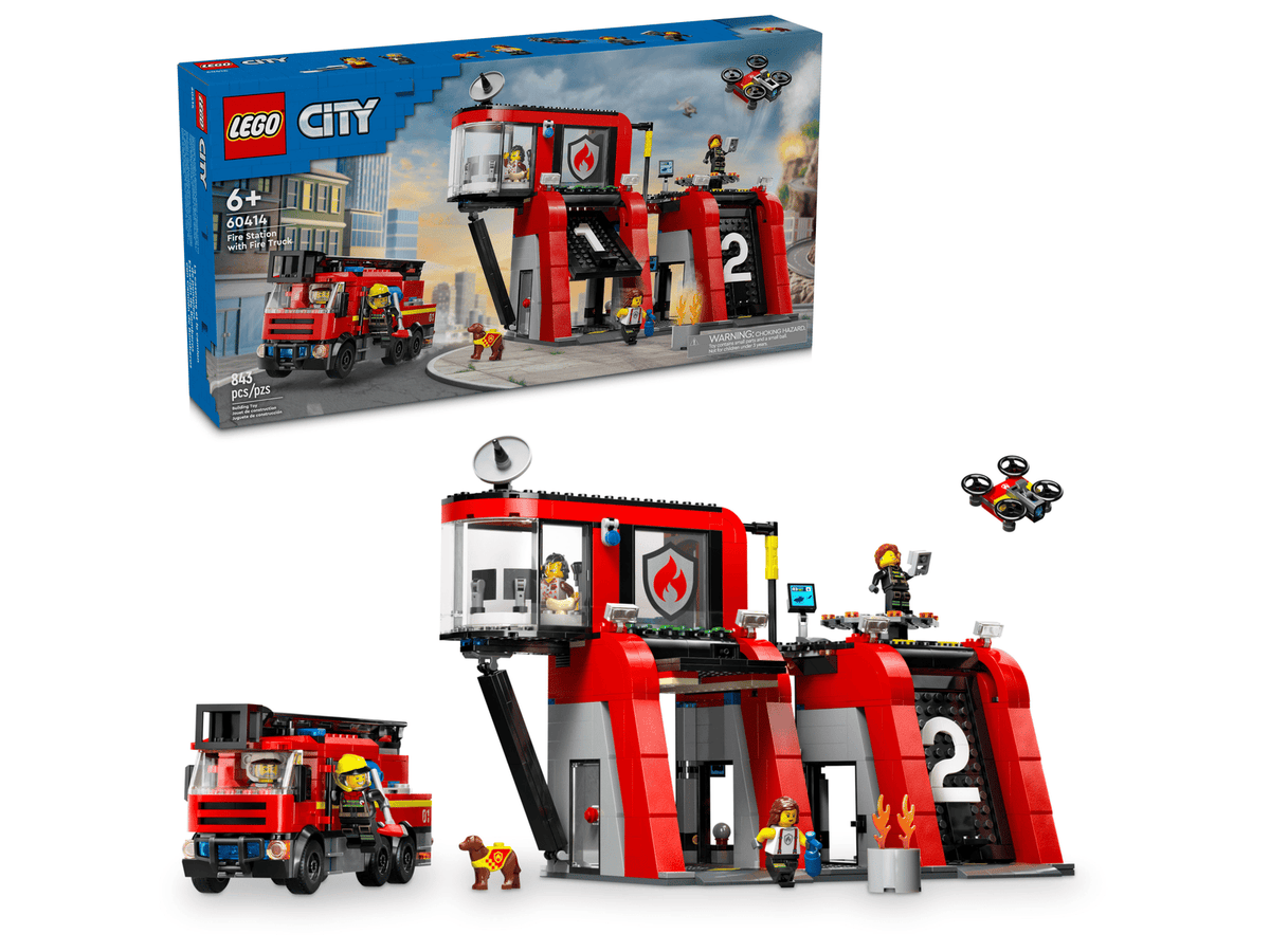 LEGO City - Fire Station with Fire Truck - #60414
