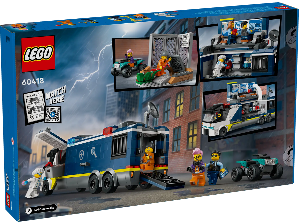 LEGO City - Police Mobile Crime Lab Truck - #60418 (RETIRED)