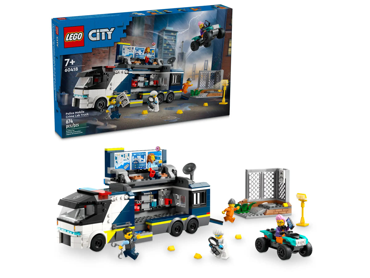 LEGO City - Police Mobile Crime Lab Truck - #60418 (RETIRED)