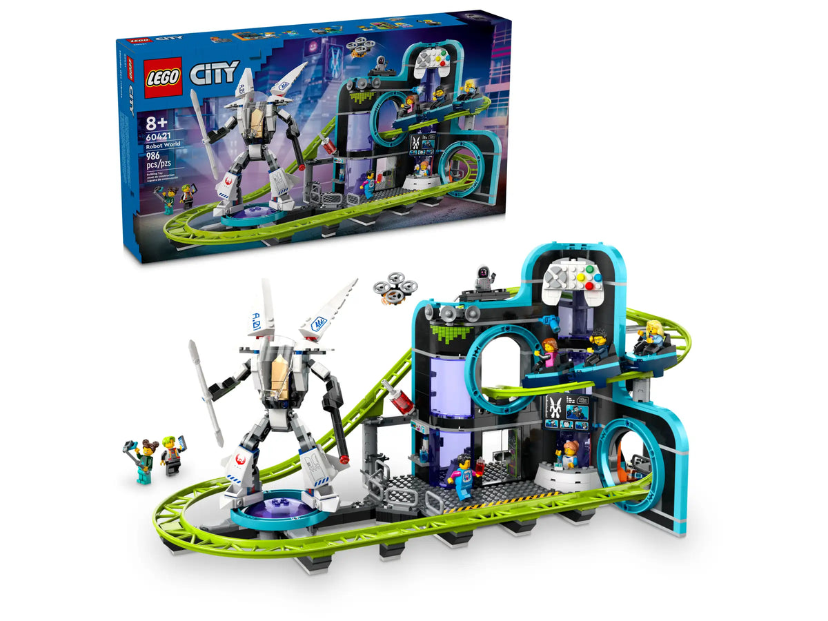 LEGO City - Robot World Roller-Coaster Park #60421