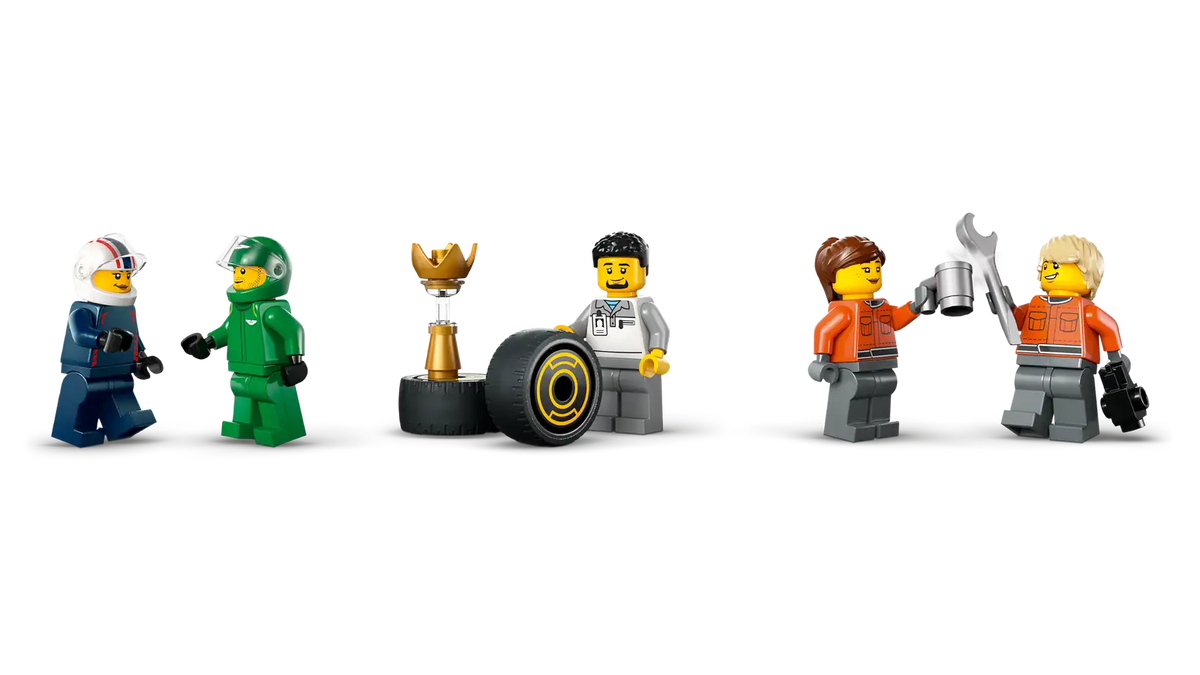 LEGO® City F1® Truck with RB20 & AMR24 F1® Cars 60445