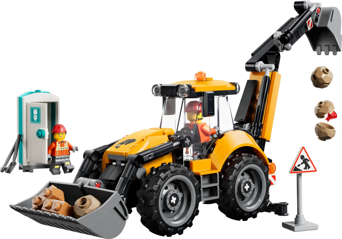 LEGO City - Yellow Backhoe Loader - 60480 - (PRE-ORDER AUG 1, 2026)