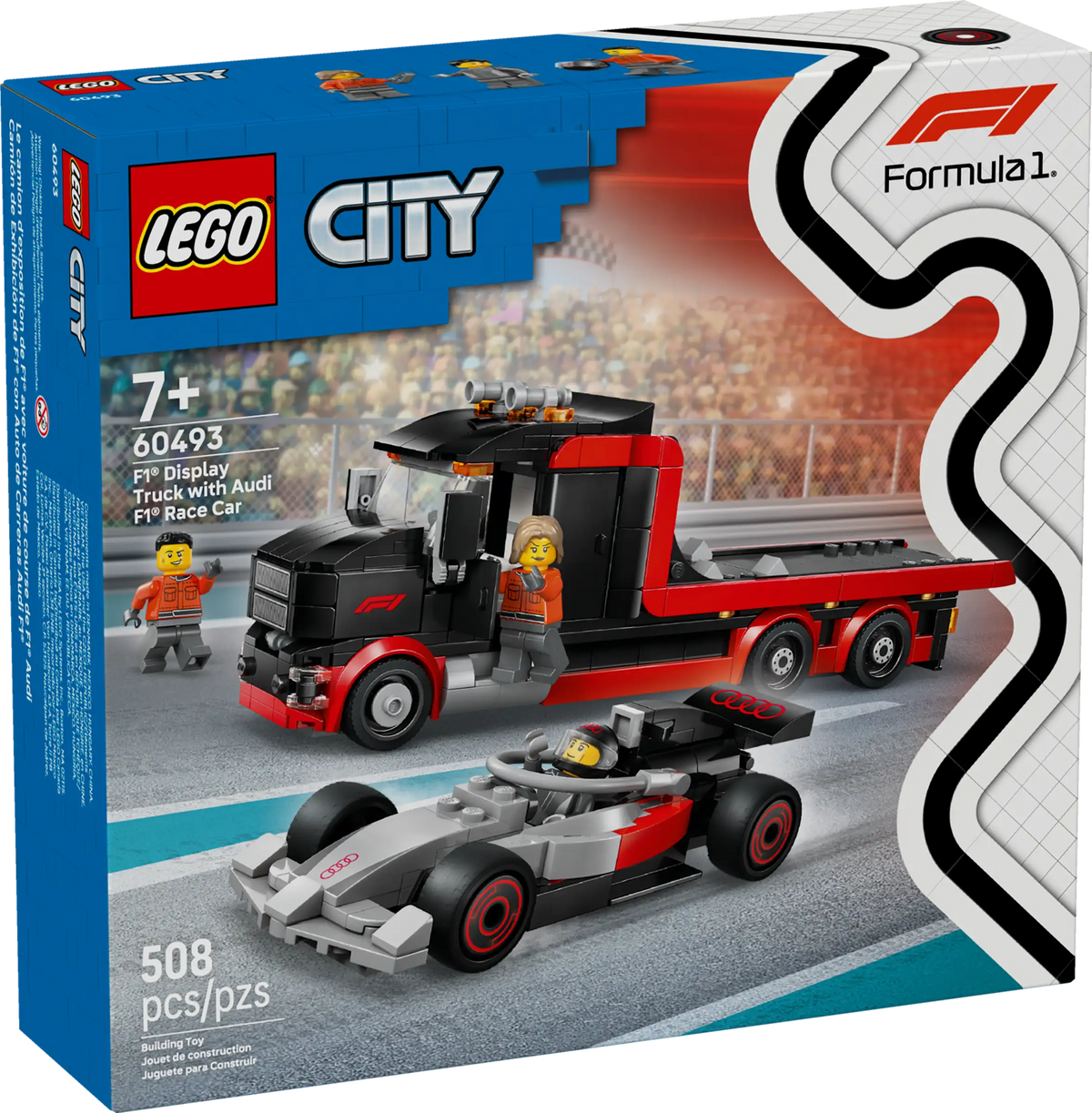 Lego City - F1 City Flatbed Truck #60493