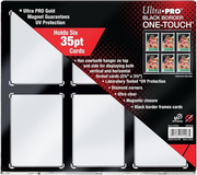 Ultra Pro - 6-Card Black Border One-Touch UV Magnetic Holder