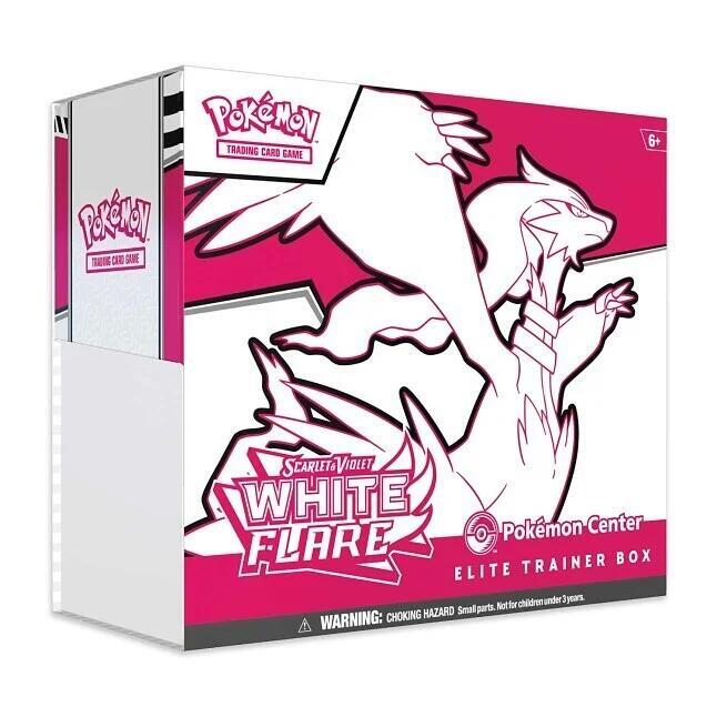 Pokemon - Scarlet & Violet - White Flare - POKEMON CENTER Elite Trainer Box