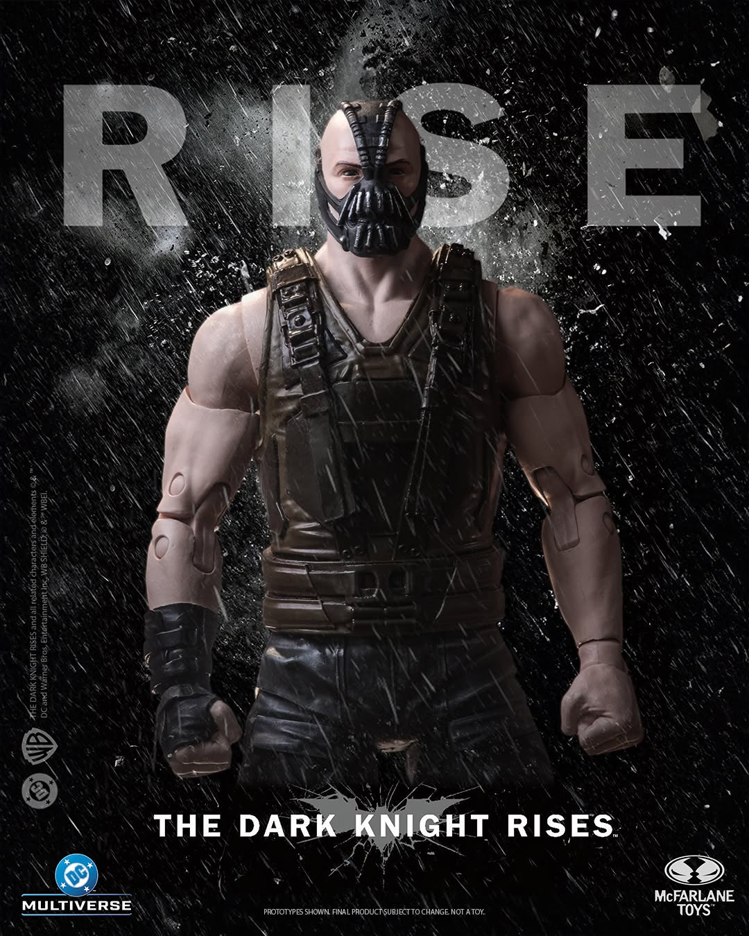 McFarlane DC -  Bane (Deluxe Theatrical Edition) Tom Hardy - The Dark Knight Rises - Action Figure