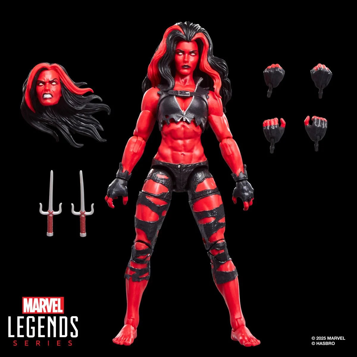 Marvel Legends Series - Red She-Hulk 6-Inch Action Figure