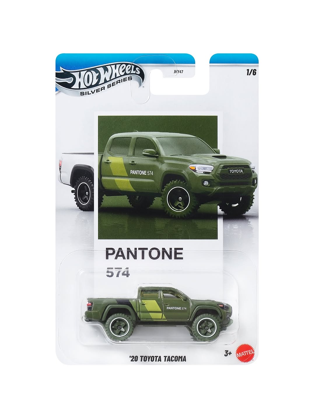 Hot Wheels Silver Series - Pantone Mix 2 - Complete Set of 6 Including Chase - JKY47