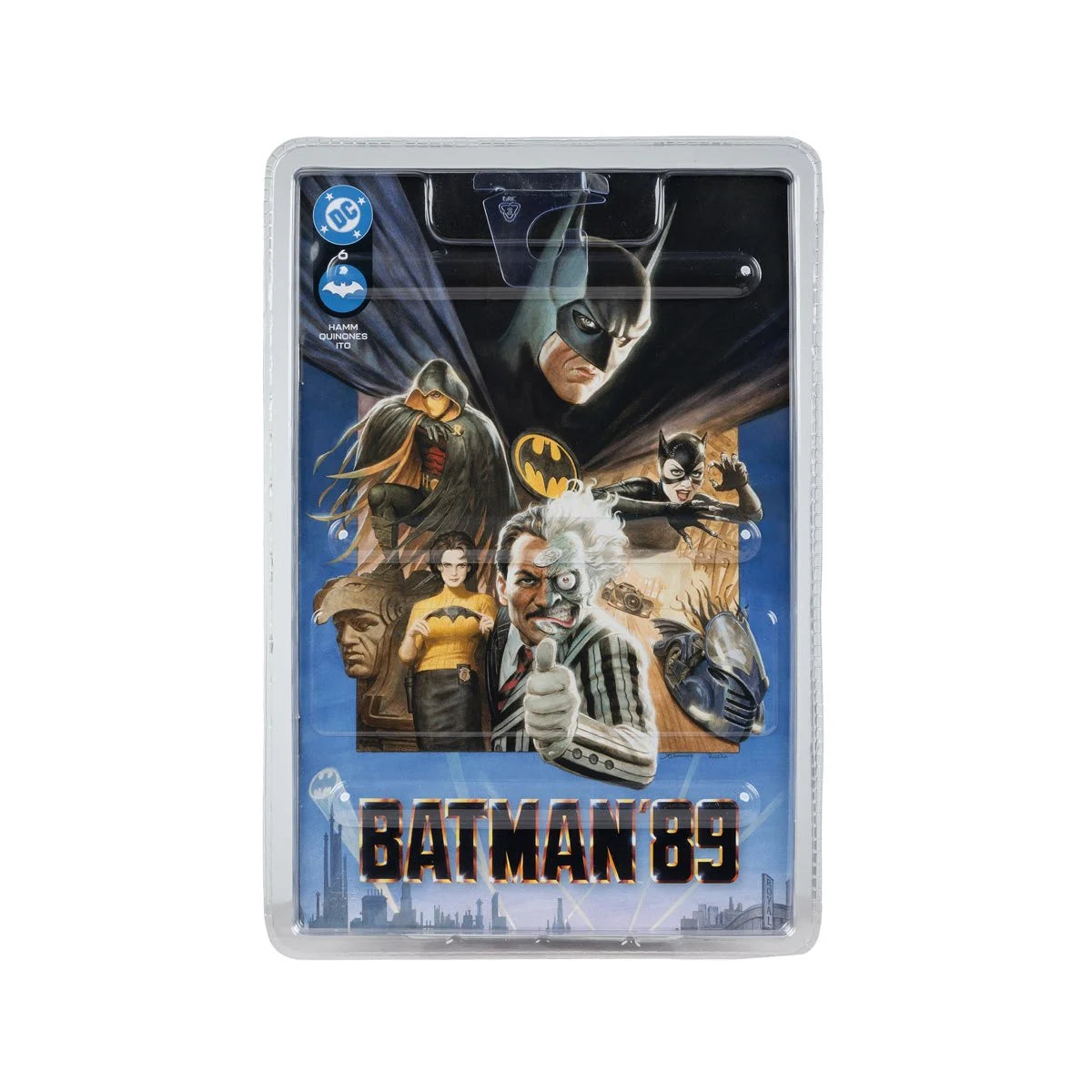 Mcfarlane DC Direct - Batman 1989 + Batman Justice Page Punchers - Set of 2 Action Figure with Comic Book